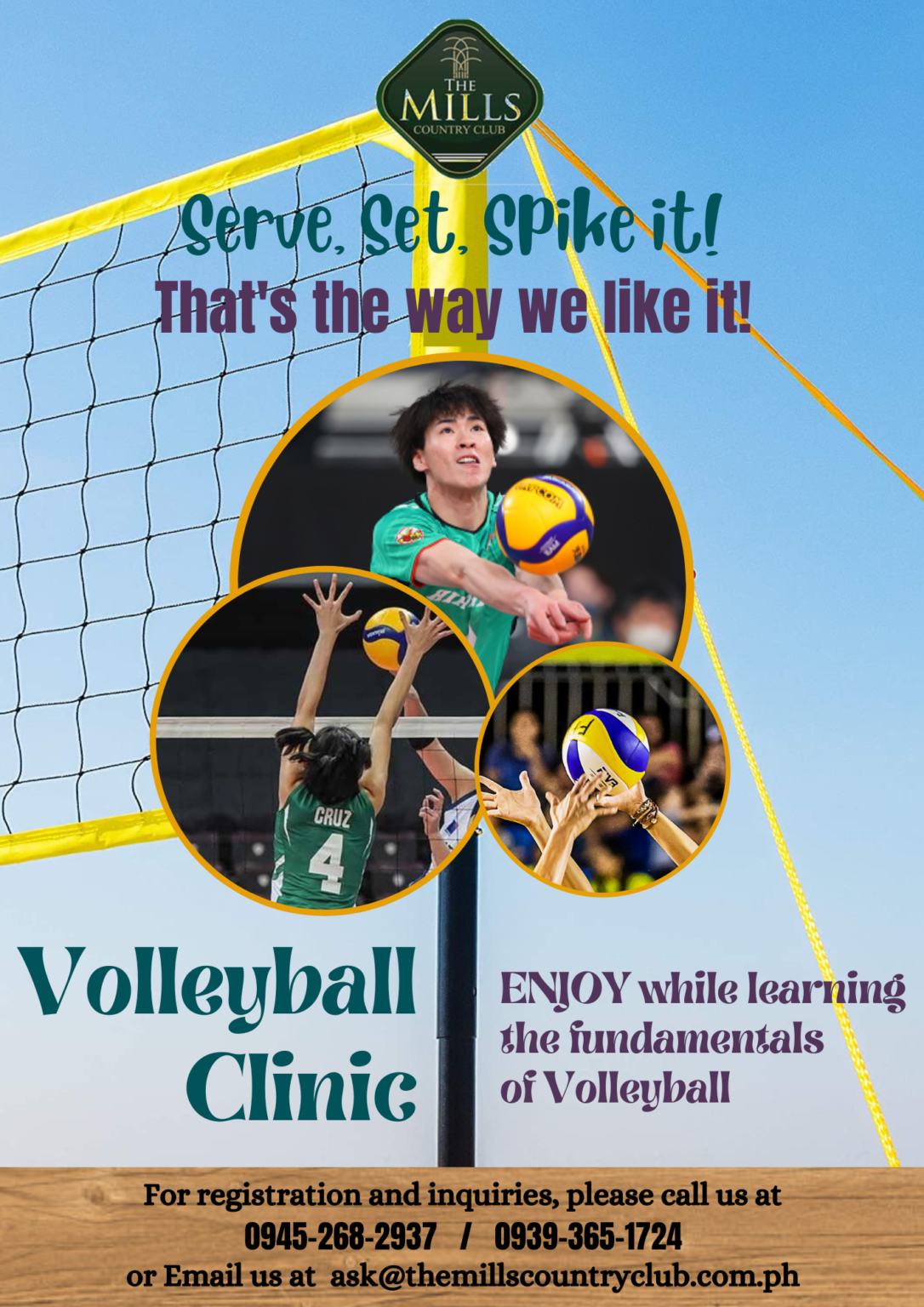 Volleyball Clinic The Mills The Mills Country Club